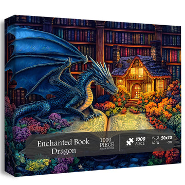 Enchanted Book Dragon Jigsaw Puzzles 1000 Pieces